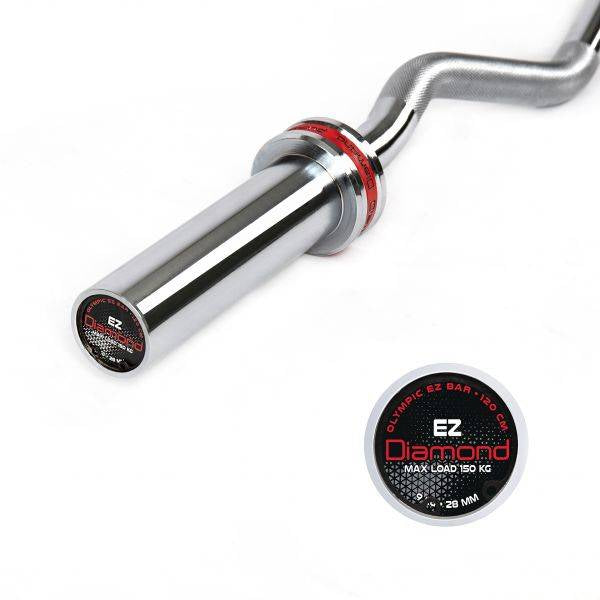 New Olympic EZ Curl Bar 120 cm