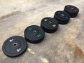 Hi-Temp Bumper Olympic Rubber Weight Plate Set 150KG/10 Pieces