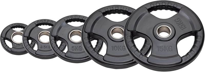 Disco Olimpionico Gommato Tri Grip DGGD Seconda Mano