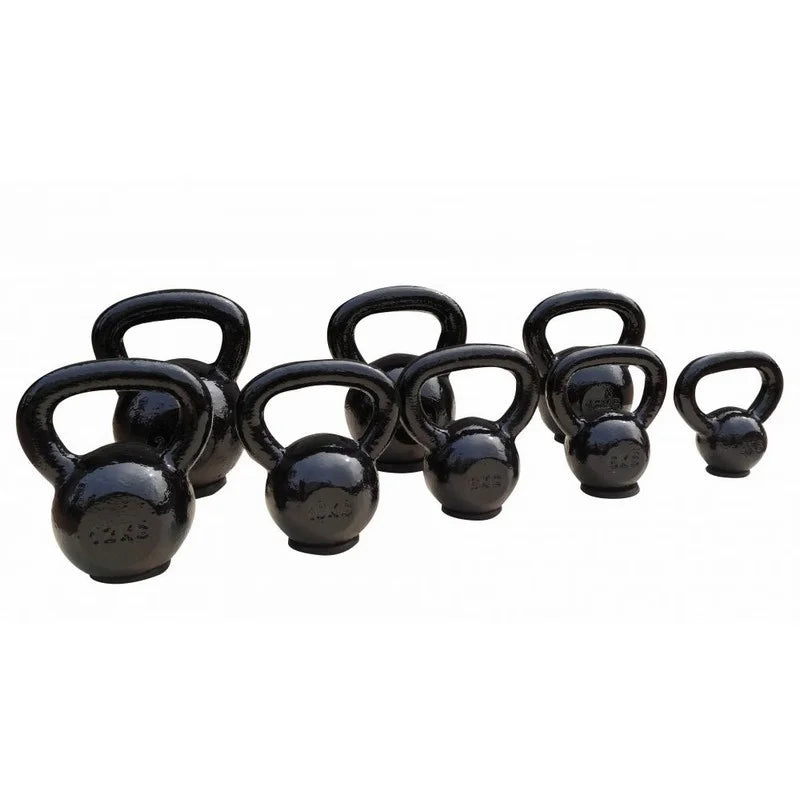 Kettlebell with rubber base